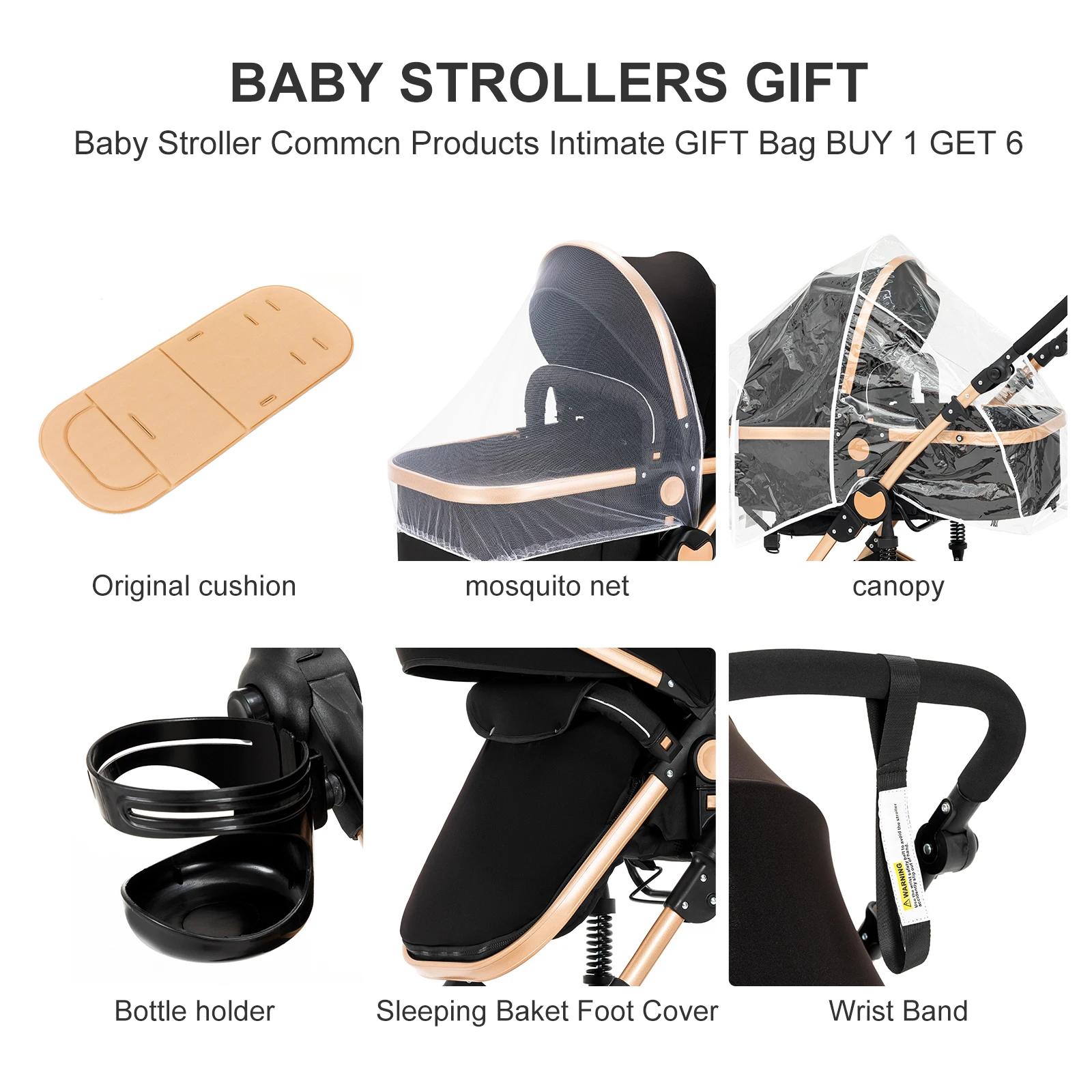 Poussette bébé 3-en-1 innovante, design tendance avec siège auto confortable, nacelle spacieuse et f