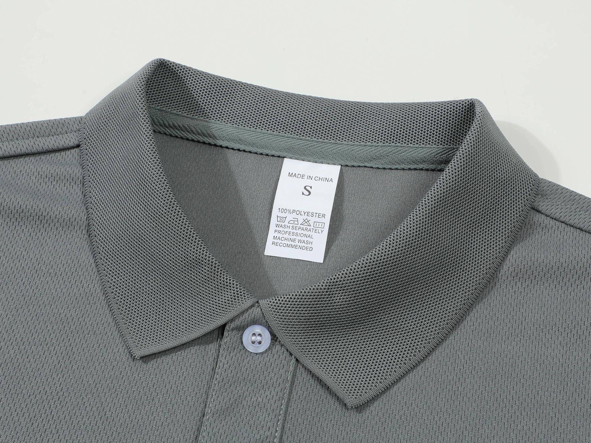 T-shirt à manches courtes et col pour homme, Polo décontracté, couleur unie, tendance, respirant, am
