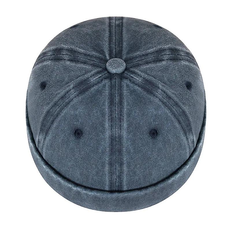 Casquette hip-hop délavée à capote souple de style rue – Chapeau de fermier unisexe et polyvalent