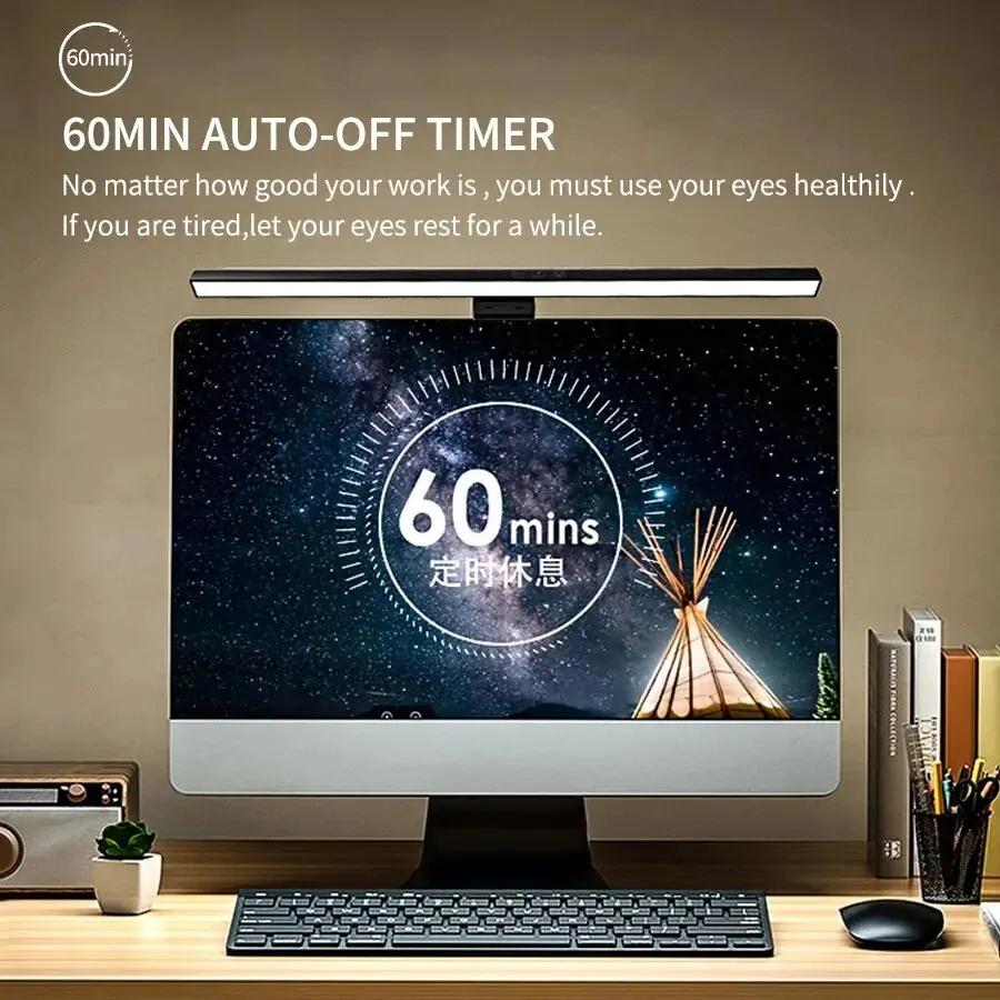 LED lampe de bureau moniteur barre lumineuse PC ordinateur écran réglable lumière 33 cm 50 cm bureau