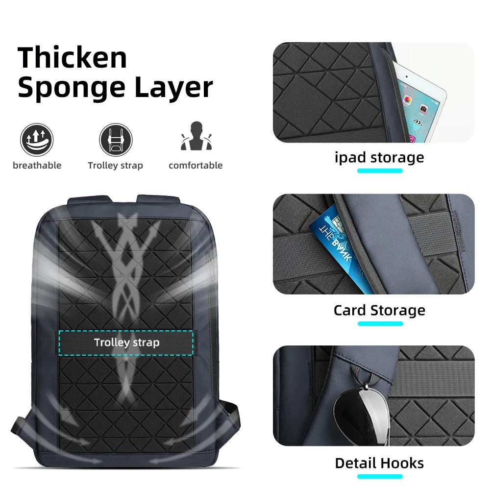 Heroic Knight – sac à dos multifonctionnel pour ordinateur portable, élégant, classique, chargeur US