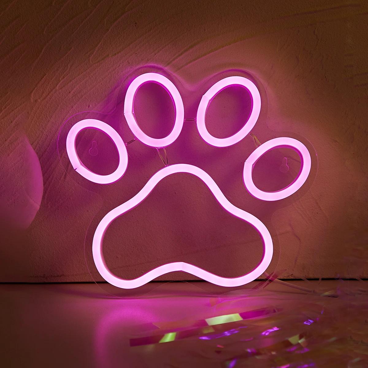 Chi-buy LED néon patte USB alimenté enseignes au néon veilleuse 3D mur Art & salle de jeu chambre sa