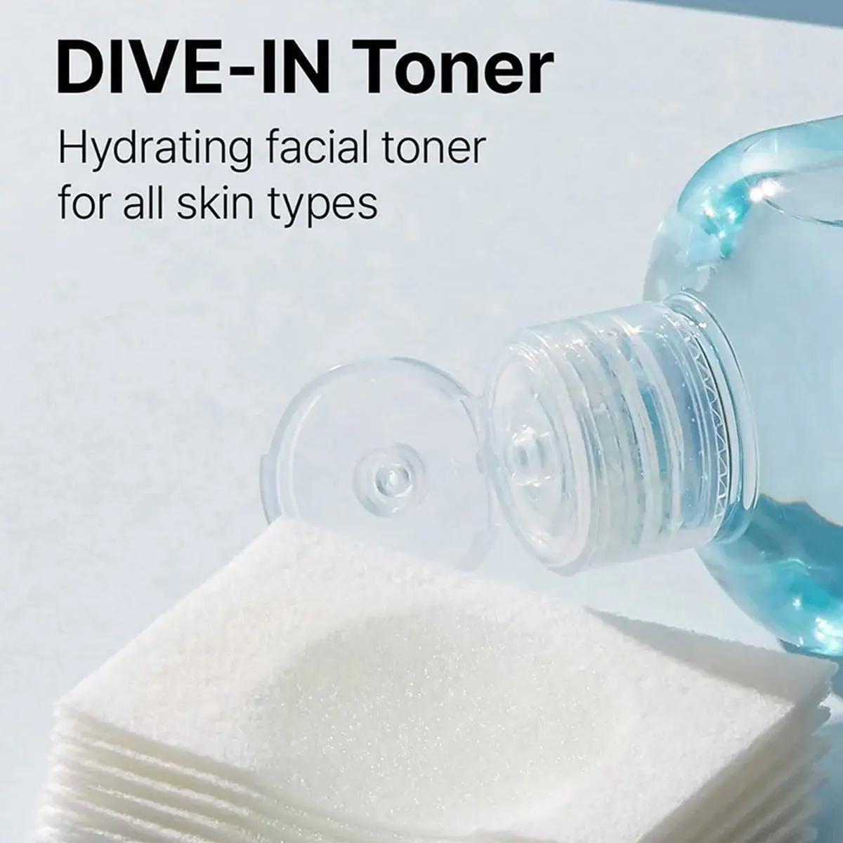Torriden Dive dans un tonique à faible teneur en acide hyaluronique moléculaire 300 ml, hautement fl
