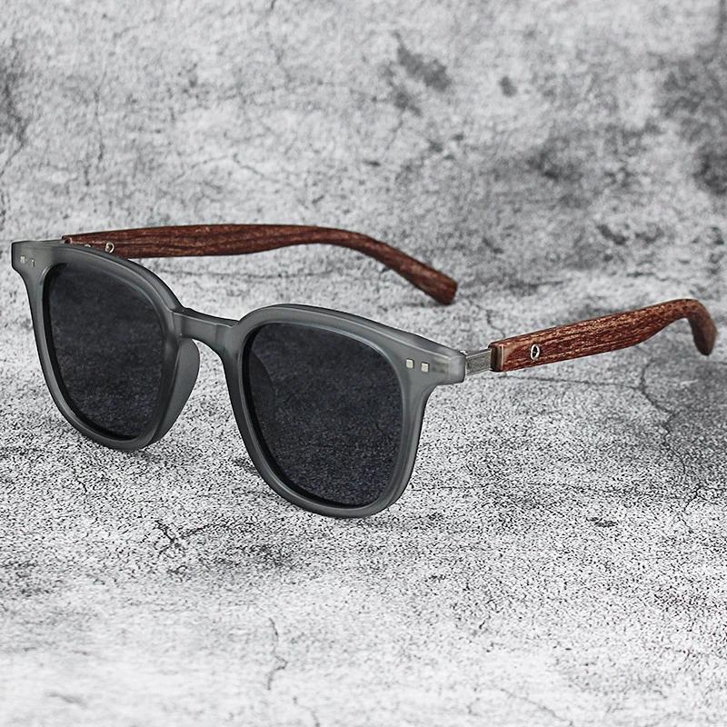 Nouvelles lunettes de soleil vintage pour hommes, monture PC, verres classiques de marque, verres tr