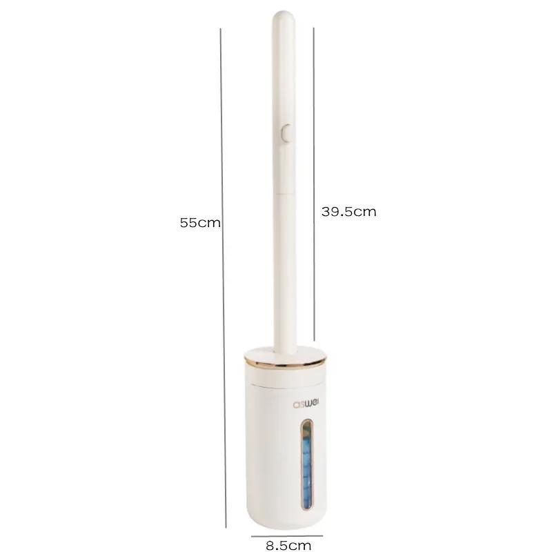 Brosse de toilette jetable, nettoyeur de toilettes mural, outil de nettoyage de tête de remplacement