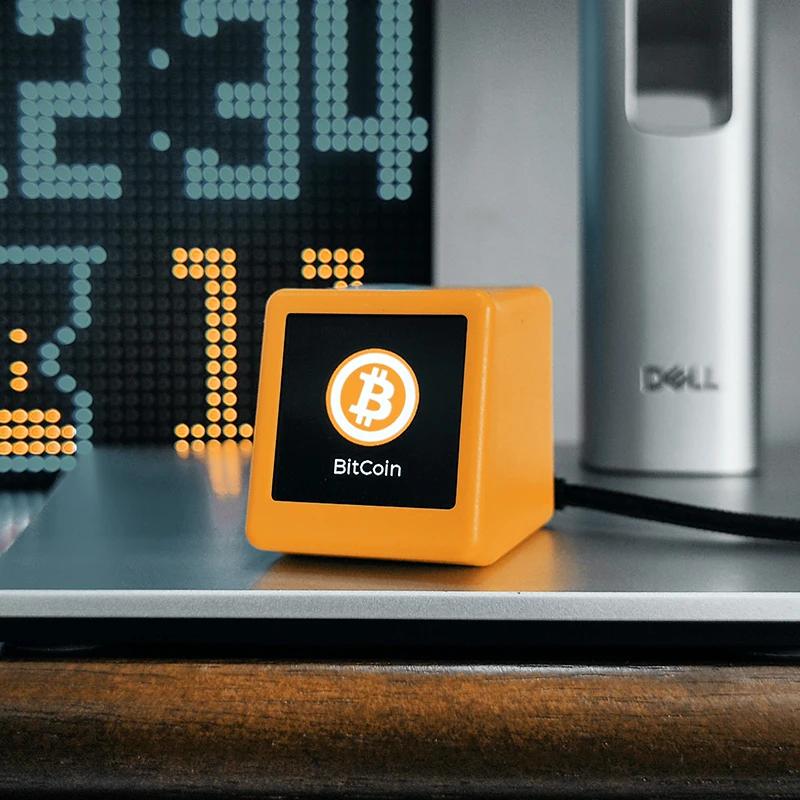 GeekMagic PRO BitCoin Stock prix Tracker Ticker crypto-monnaie en temps réel sur Gadget de bureau BT