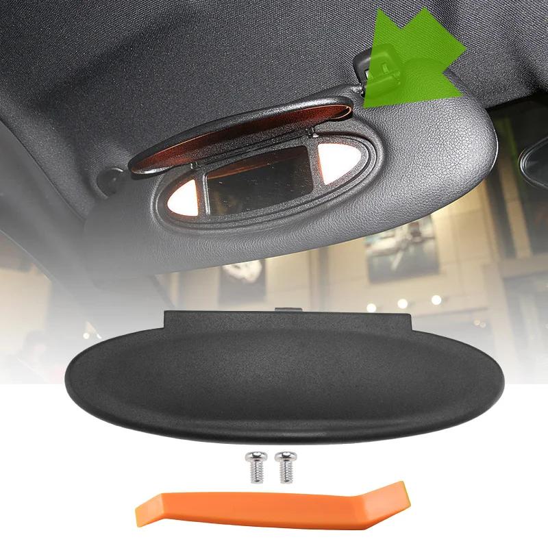 Couvercle de miroir de vanité pare-soleil noir, pièces de rechange adaptées à la Porsche 996 997 911