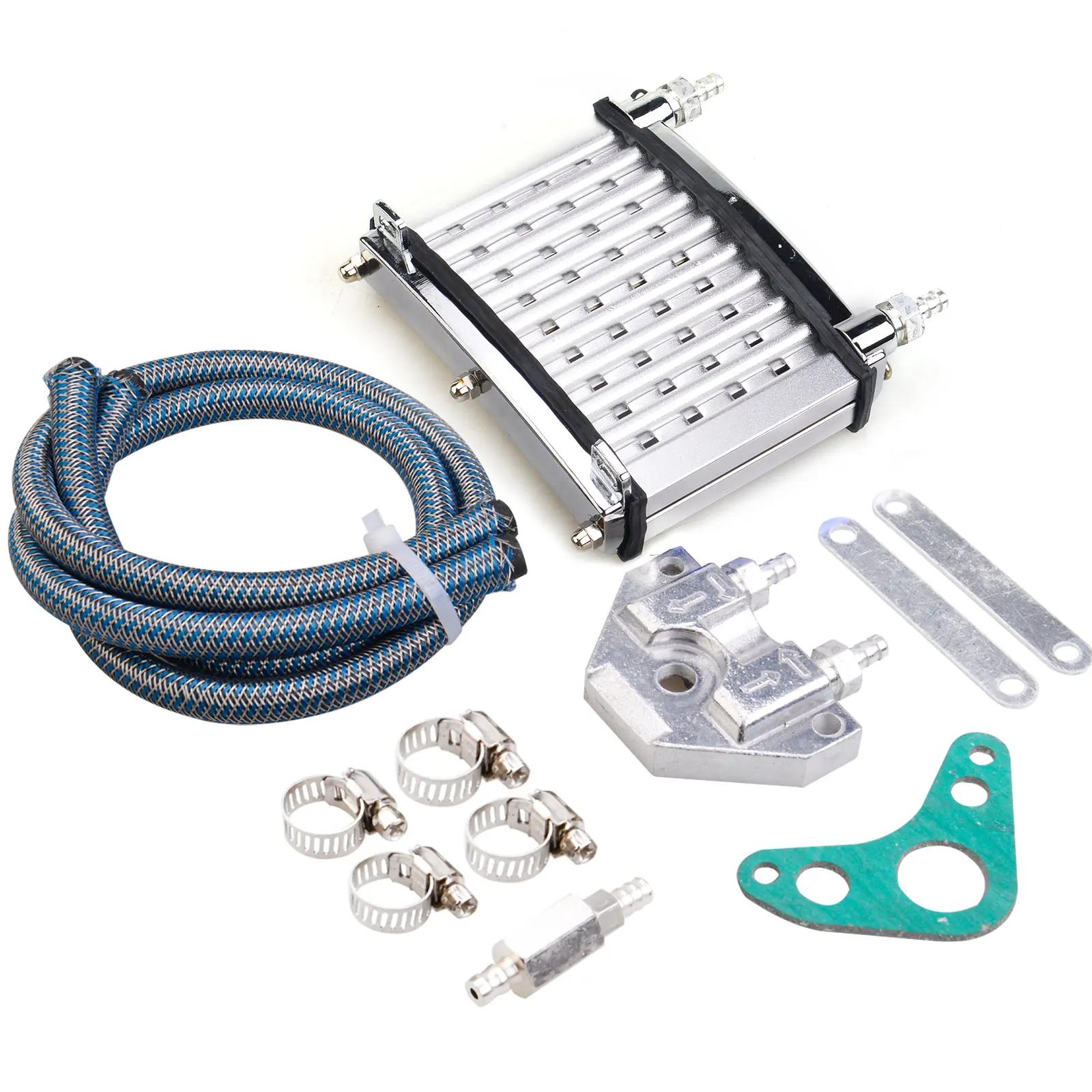 Refroidisseur d'huile moteur moto en aluminium DIRT Pit sol vélo radiateur refroidissement ATV Quad 