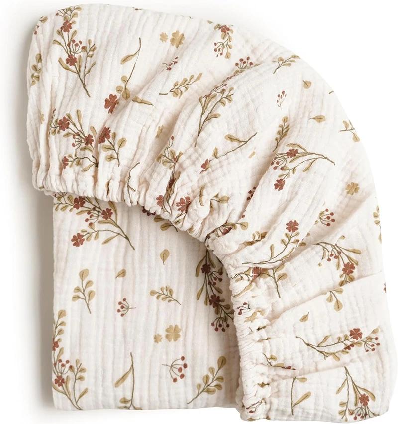 Drap-housse de berceau pour bébé, 2 pièces, housse de matelas à langer pour nouveau-né, imprimé soli
