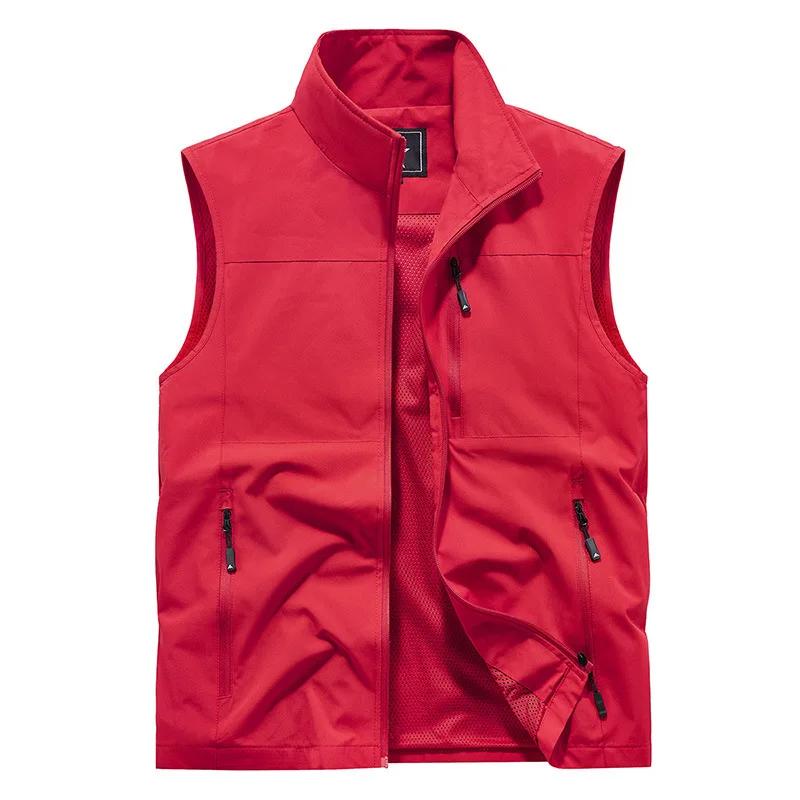 FGKKS 2024 gilet décontracté en plein air pour hommes grande poche manteau de mode conception de hau