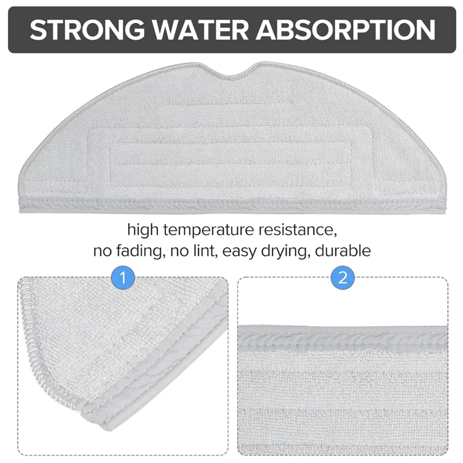 Accessoires Roborock d'origine chiffon de vadrouille * 2 pour Q8 Max Seies, série Q5 Pro, série Q7, 