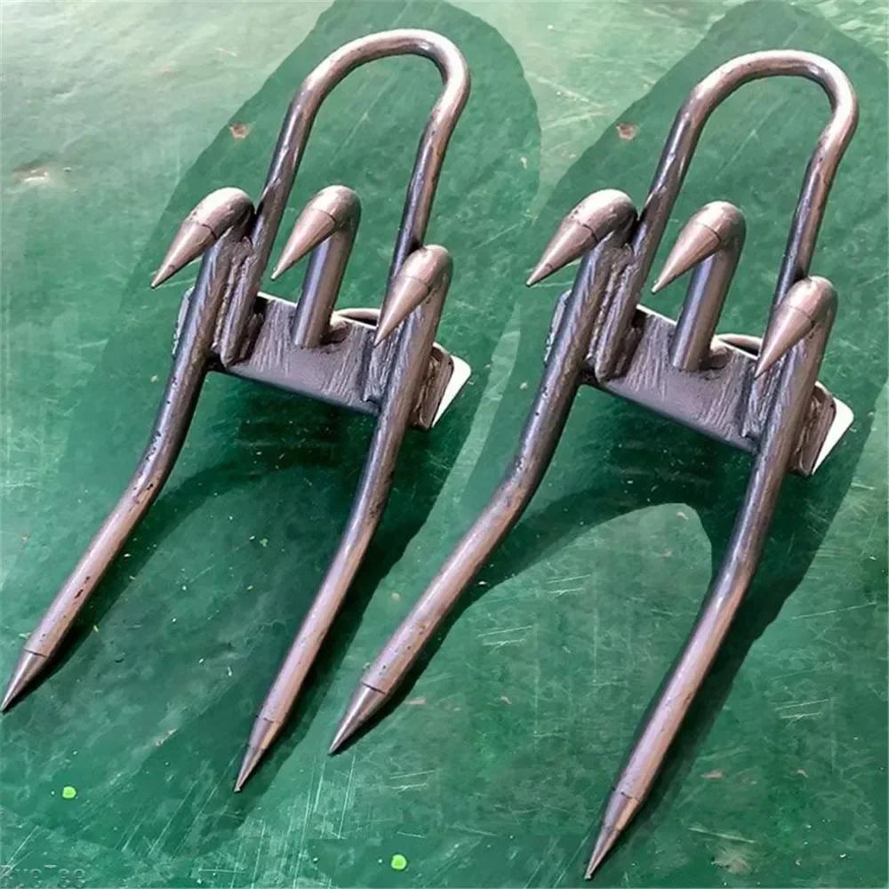 Outil d'escalade d'arbre, pointes d'escalade pour chaussures de chasse, escalade d'arbre en acier, c