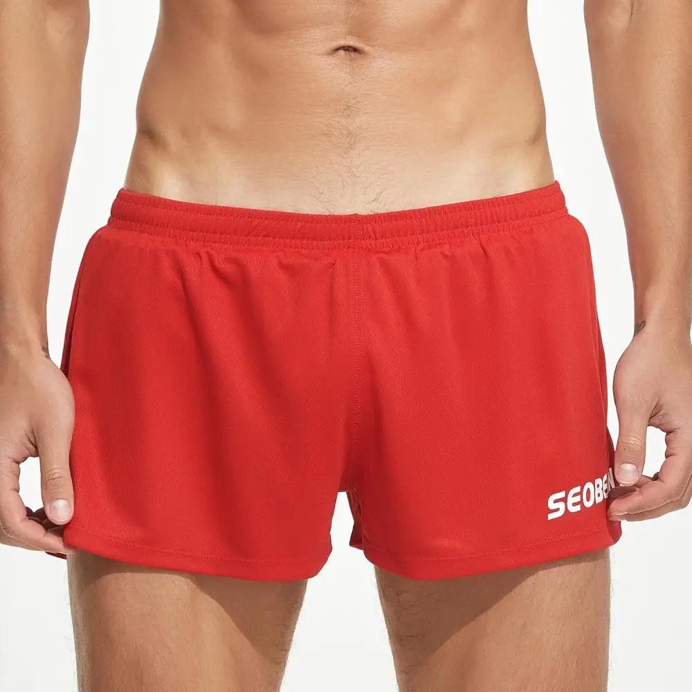 SEOBEAN – short d'été ample à séchage rapide pour hommes, respirant, pour gymnastique, Fitness, entr