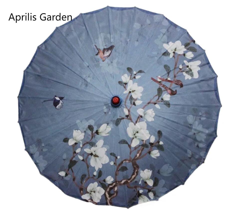 Injgrill-Parapluie japonais pour femmes, 82cm, sans fleurs, danse des prHub, décoratif, chinois, pap