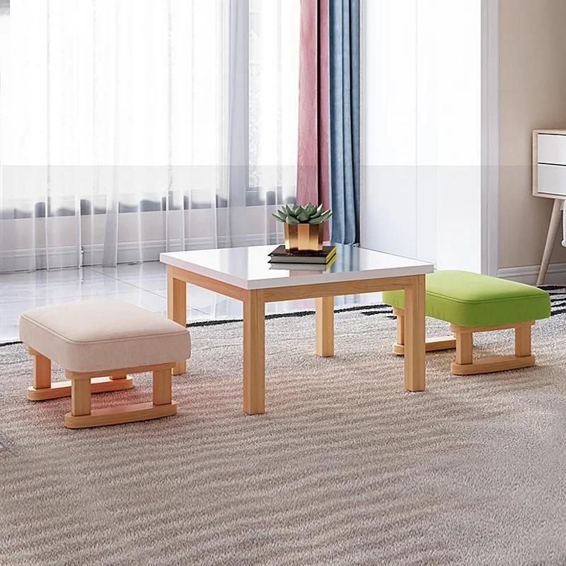 Petite chaise créative en bois, tabouret à langer pour chaussures de maison, canapé Ins, repose-pied