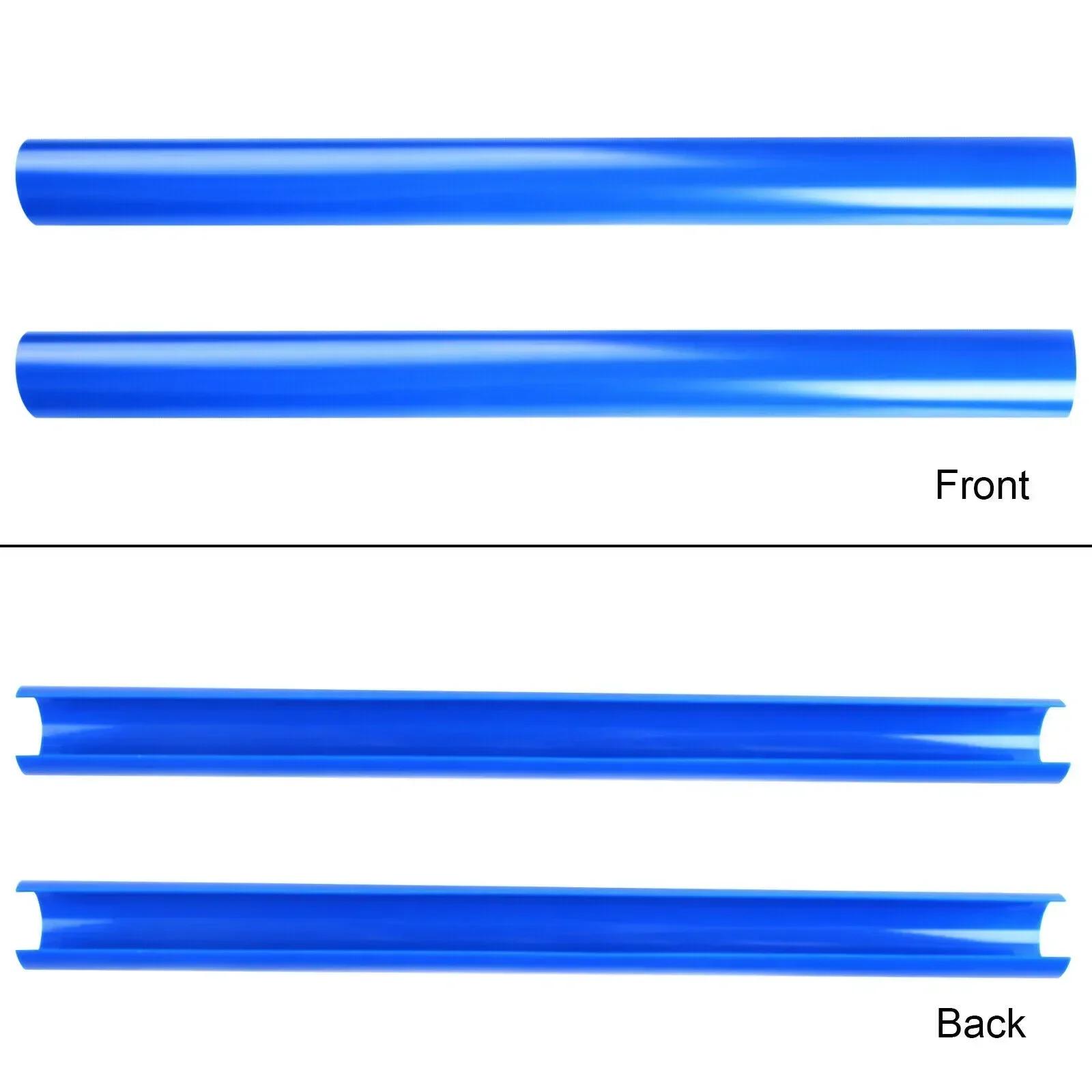 Bandes de garniture de calandre pour BMW E60, 2 pièces, Style Sport, couverture bleue, Support de vo