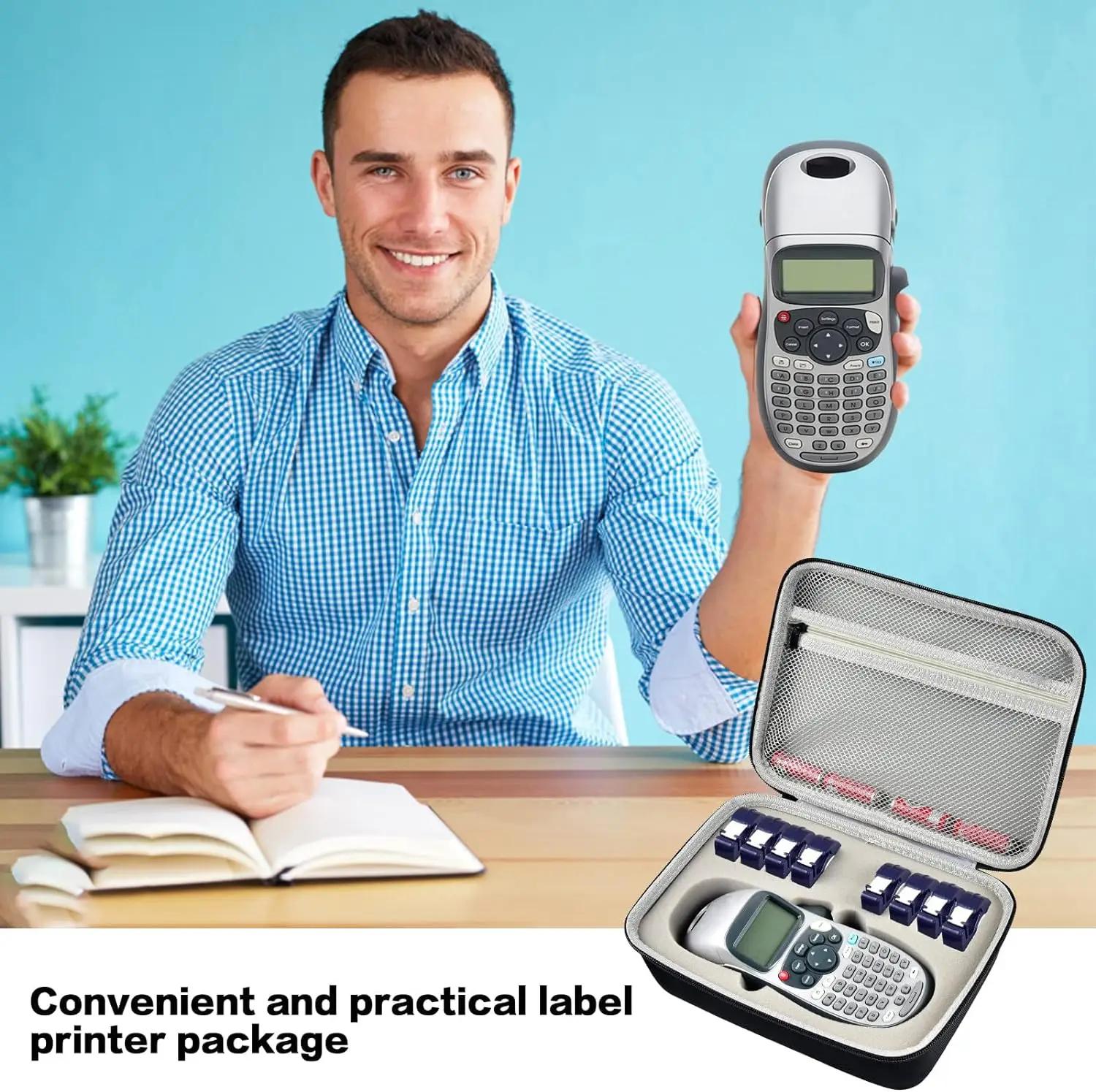 (COULE CASE) Boîtier compatible avec la machine de fabrication d'étiquettes portable DYMO LetraTag L
