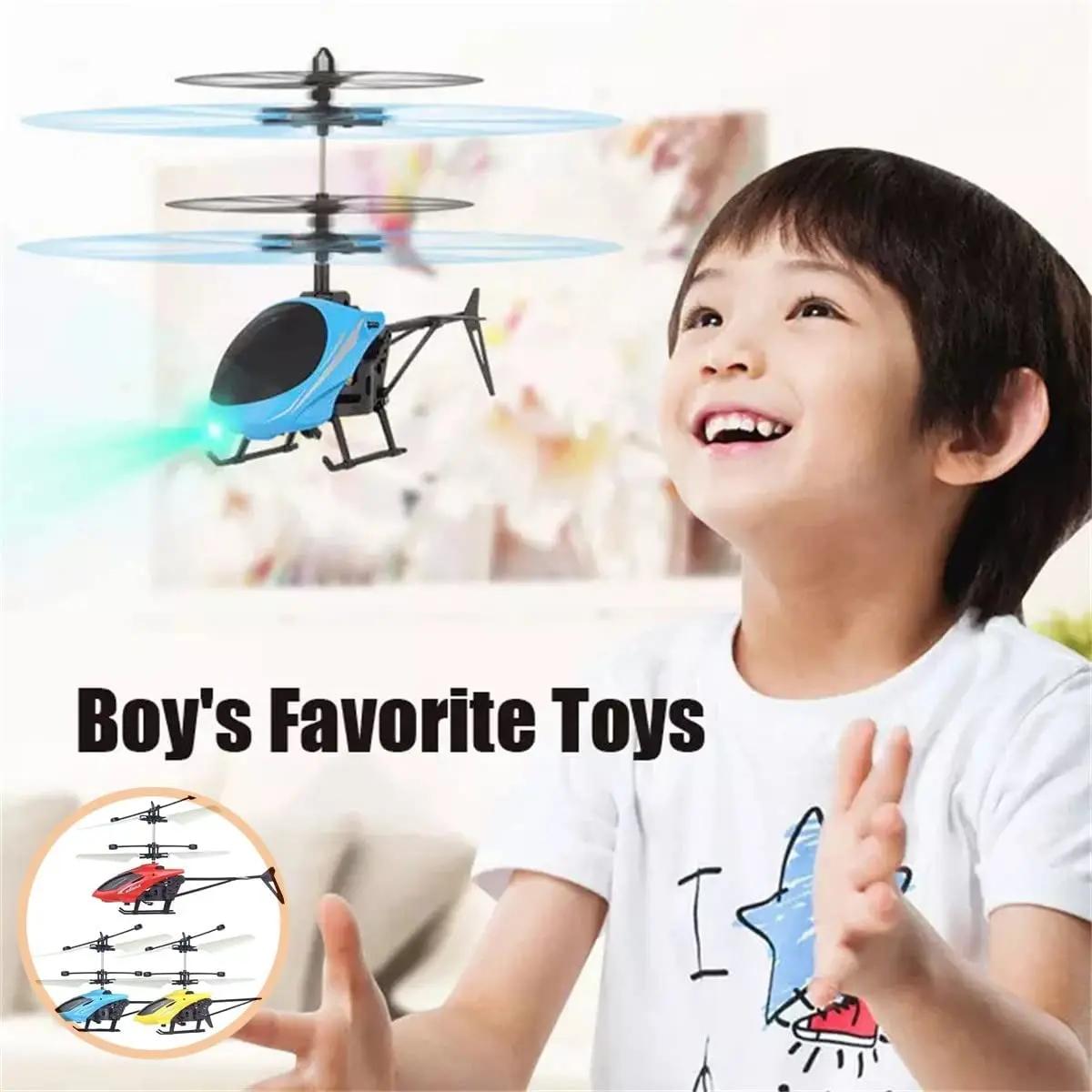 Mini drone RC rechargeable, télécommandé, sûr, résistant aux chutes, hélicoptères RC, jouets pour en