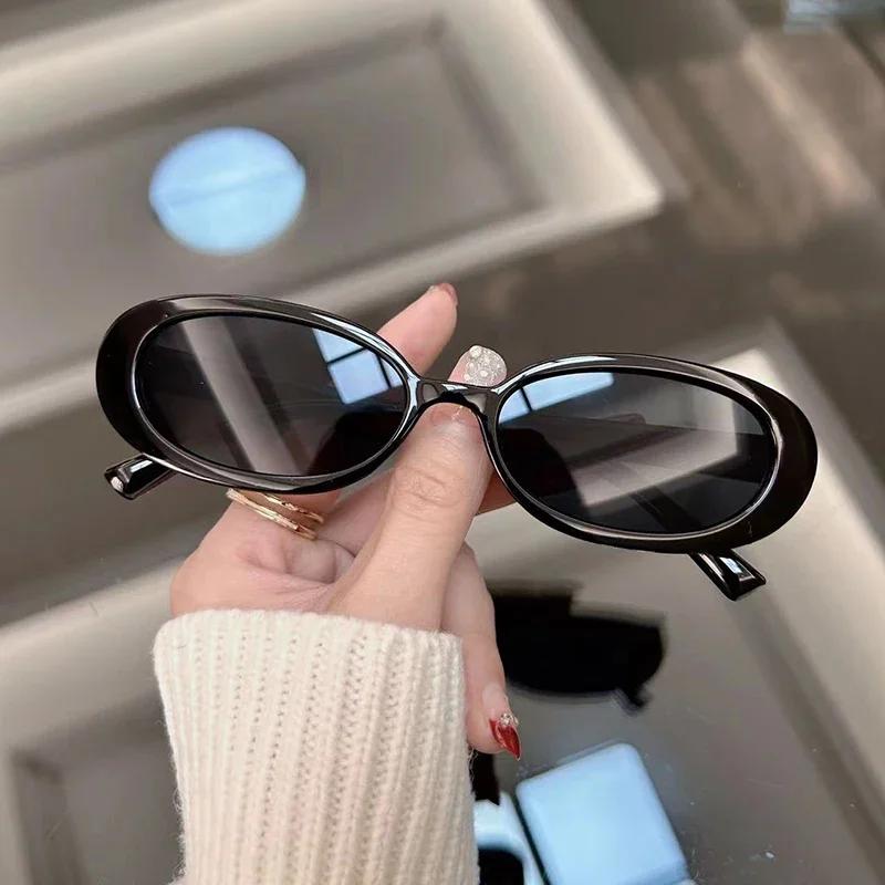 Nouveau ovale Vintage lunettes De soleil femmes marque De luxe concepteur mode lunettes De soleil fe