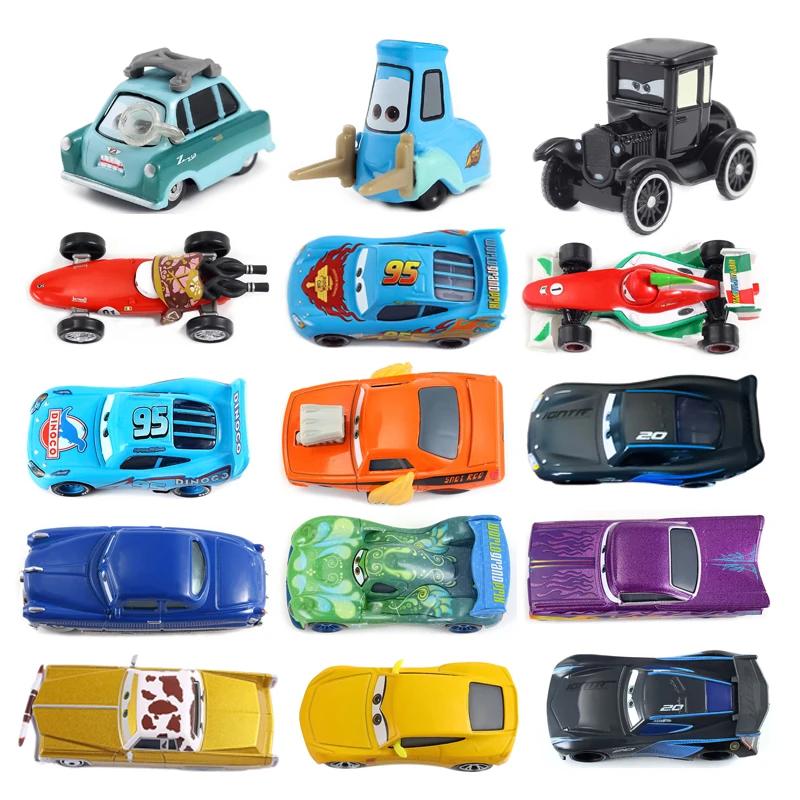 Voitures Disney Pixar jouets foudre McQueen Jacktion tempête jouet voiture 1:55 moulé sous pression 