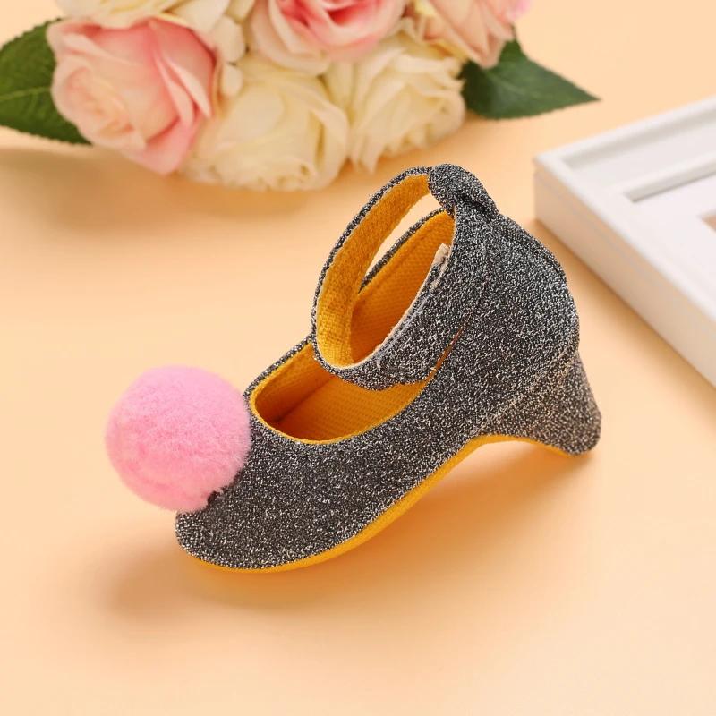 Chaussures à talons hauts pour bébé fille nouveau-né VALEN SINA 0-12M, avec nœud princesse, pour fêt