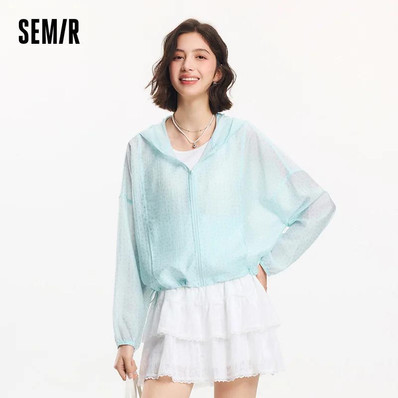 Veste Semir pour femme, imprimé floral, style girly, nouvelle collection été 2025, veste à capuche o