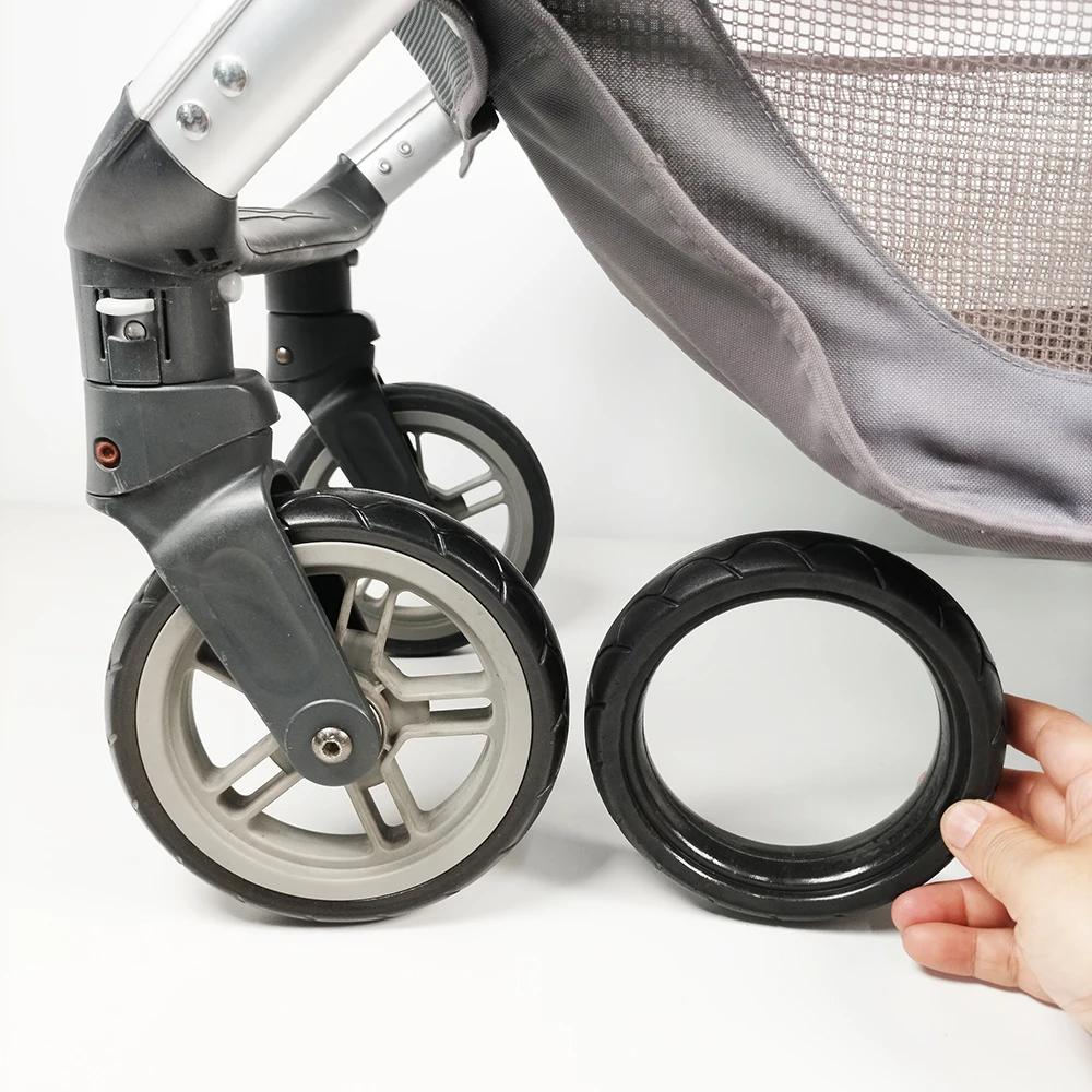 Pneu de roue de poussette chacun pour Uppababy Cruz V1/V2, couverture de pneu avant ou arrière en PU