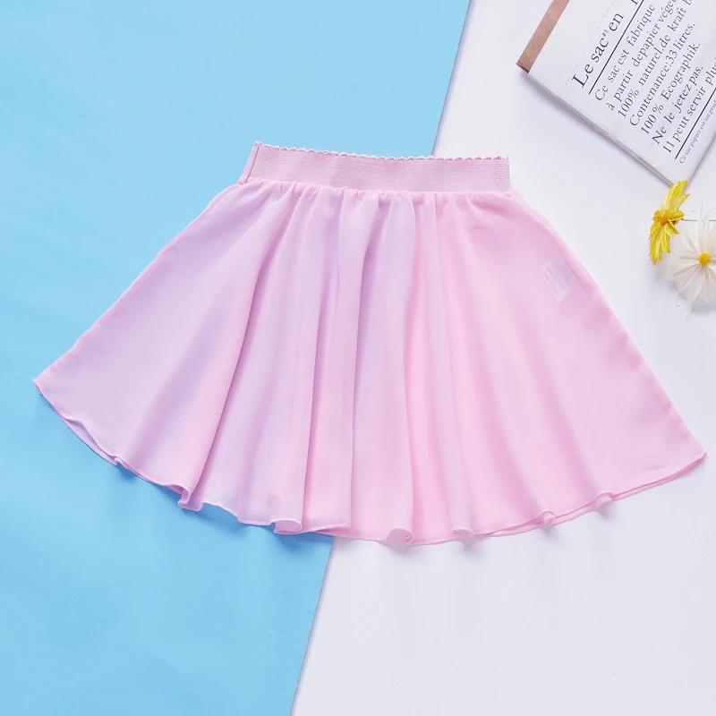 Adulte mousseline de soie Ballet danse Tutu jupe femmes filles gymnastique jupe portefeuille formati