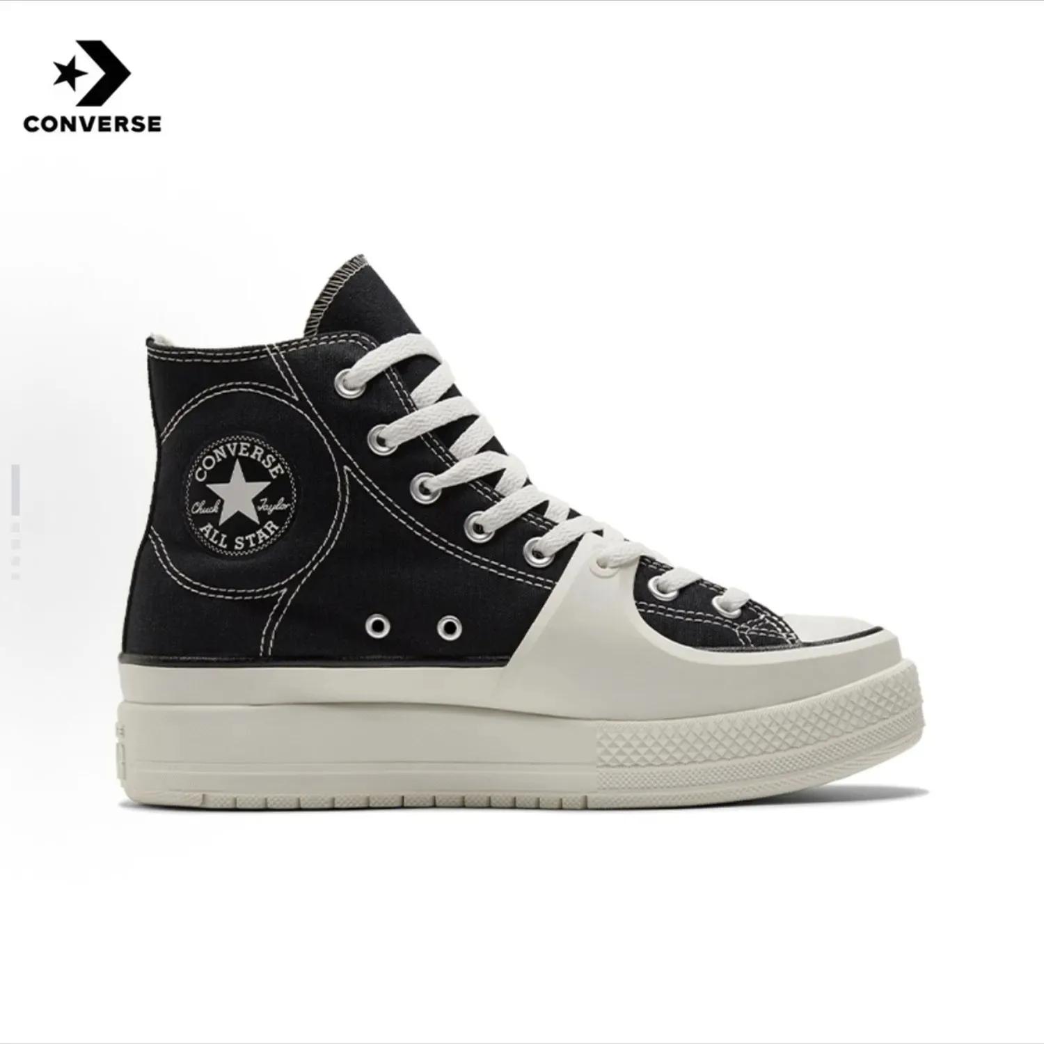Converse Run Star Hike Ox blanc noir gomme Absorption des chocs résistant à l'usure haut semelle épa