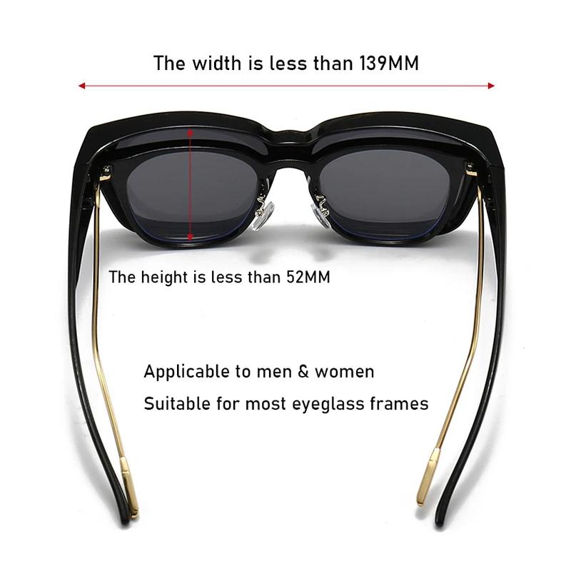 Lunettes de soleil polarisées pour hommes et femmes, verres de Prescription pour myopie, Vintage, vo
