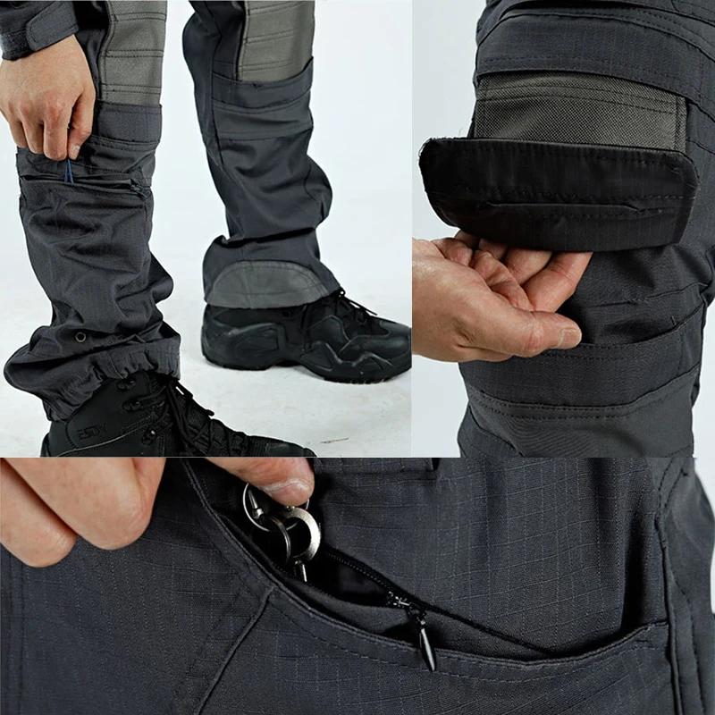 Pantalon Cargo imperméable pour hommes, pantalon tactique d'entraînement militaire, pantalon de Comb
