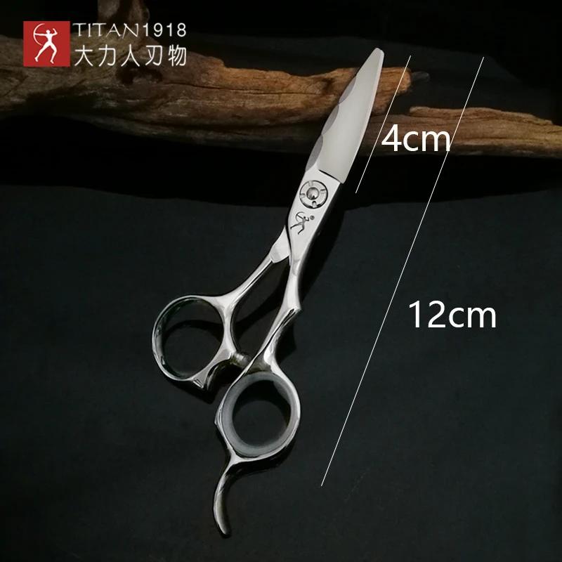 Ciseaux de coiffure professionnels TITAN Japan Original, ensemble de ciseaux de barbier professionne