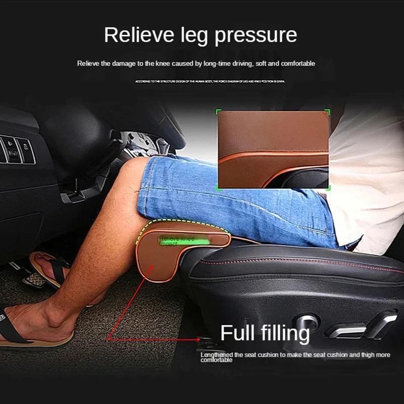 Coussin de jambe d'extension de siège de voiture, pour conducteur, Support de jambe universel en cui