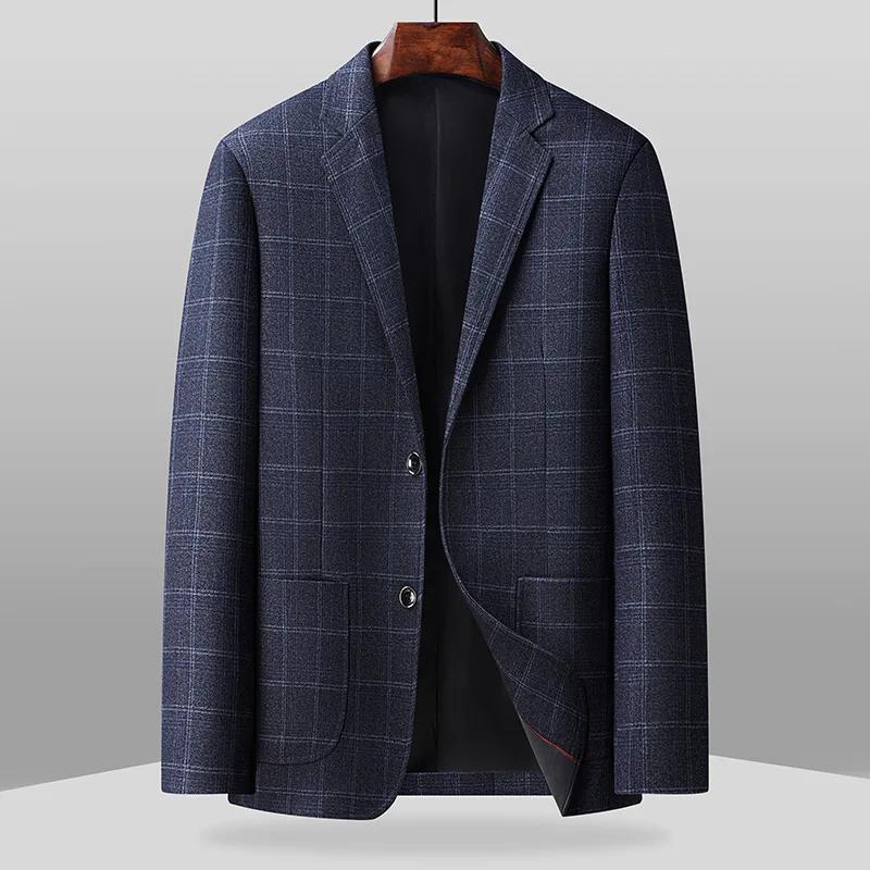 Nouvelle Veste de Costume Homme Coupe Slim 2026 - Couleur Unie Classique Chic Décontracté Formel