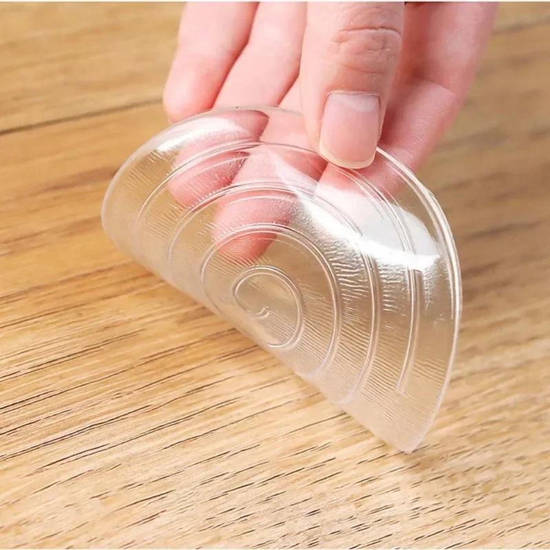 Coussinet antidérapant en Silicone, 4 pièces, tapis de pied de Table Anti-mobile, fixateur de pied d
