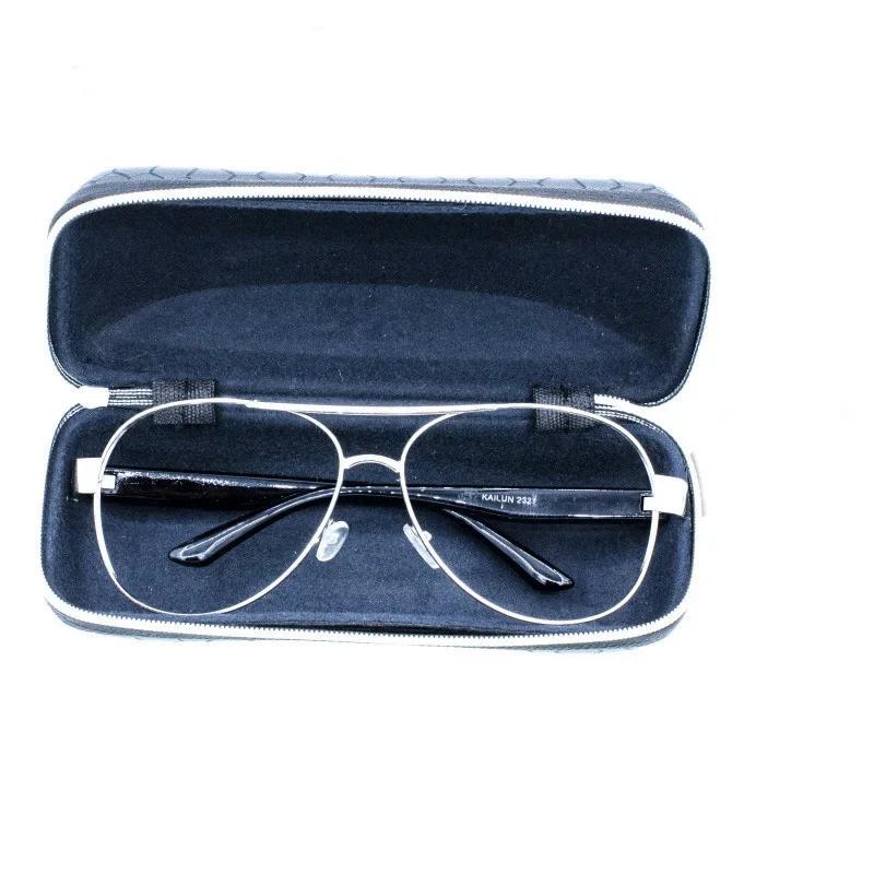 Étui à lunettes en nid d'abeille, boîte de rangement, fermeture éclair, étui à lunettes de soleil, é