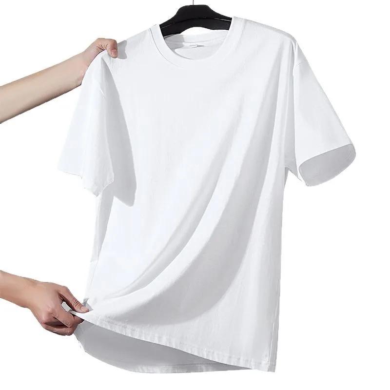T-shirts pour hommes 2025 été surdimensionné coton T-Shirt décontracté haute qualité manches courtes