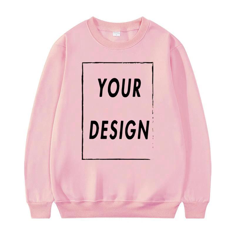 Sweat-shirt unisexe sans chapeau, personnalisé avec votre Logo, col rond, à la mode, décontracté, po