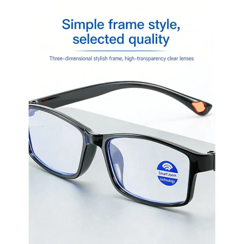 Lunettes de lecture HD classiques, lunettes anti-lumière bleue ultra-légères haute définition pour u