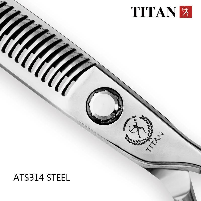 Titan – ciseaux professionnels pour salon de coiffure, 6.0 pouces, en acier inoxydable ATS314