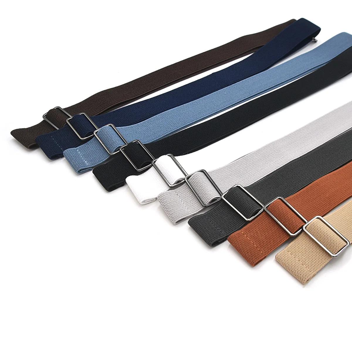 Ceinture pour pantalons antidérapants pour femmes, élastique, confortable et réglable, taille unique