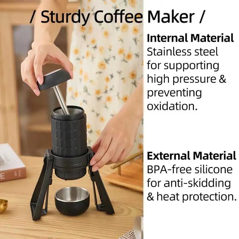 STARESSO Louisiana RESbucMirage-Machine à expresso portable, cafetière manuelle, cafetière à brassag