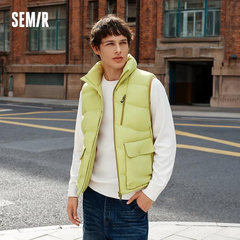 Semir vers le bas gilet hommes hiver 80% vers le bas remplissage trois résistant 2025 nouveaux Sport
