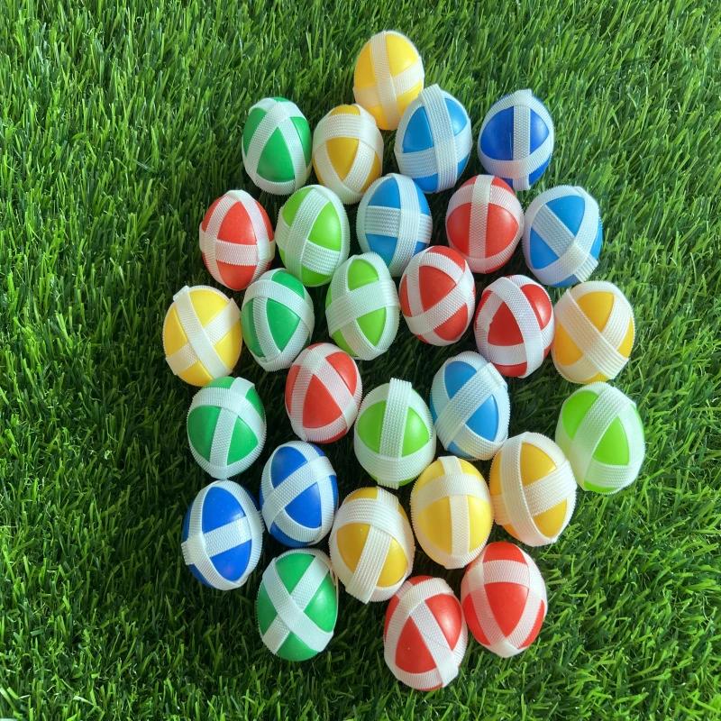 12 pièces enfants ventouse balle collante jouet Sports de plein air attraper balle jeu ensemble lanc