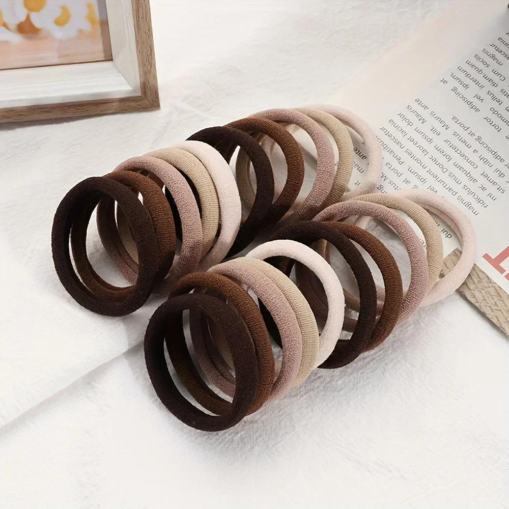 Artificiel astiques à cheveux souples pour petites filles, bandes de cheveux, ensemble d'accessoires