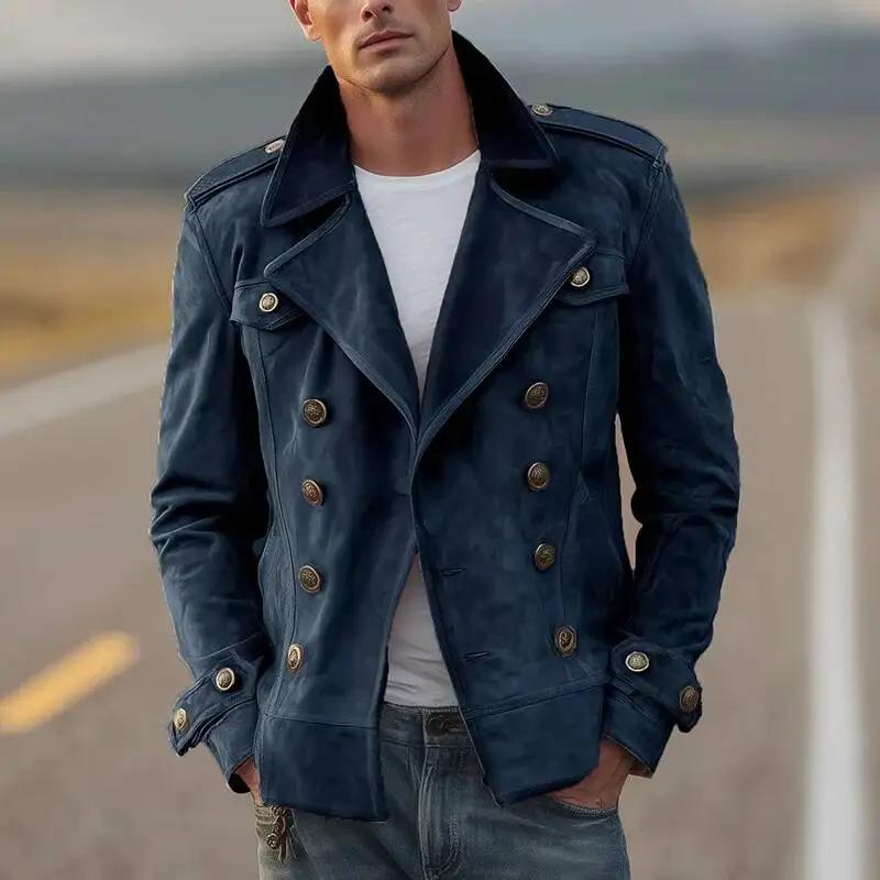 Nouvelle veste décontractée pour homme, mode automne/hiver 2026, style européen et américain