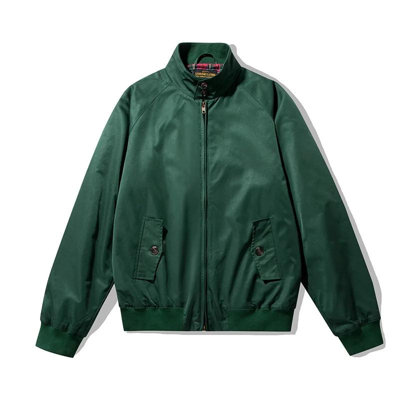 Veste coupe-vent à col montant pour homme, document solide, beau, qualité supérieure, décontracté, p
