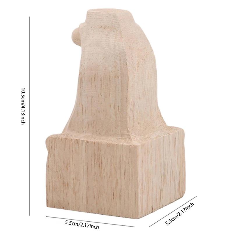 1/4/8 pièces Style européen en bois massif sculpté meubles pieds meuble TV siège pieds Vintage décor