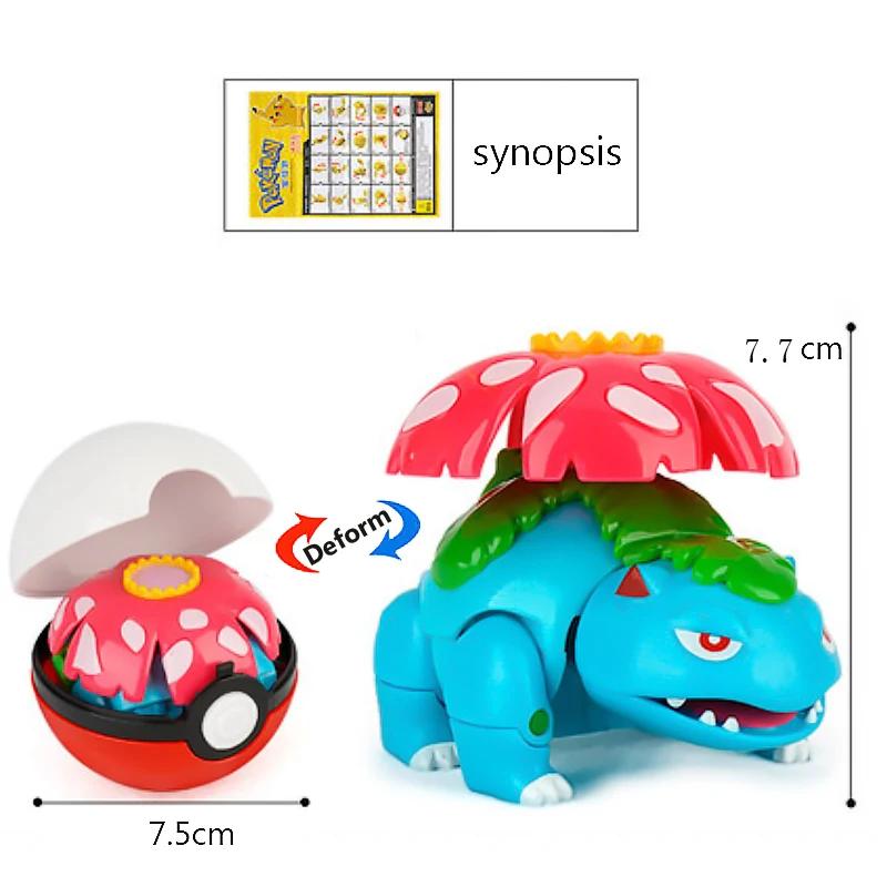 Haute qualité Pokemon balle déformation jouet Pikachu Mewtwo Gyarados poche monstre Pokeball Pokemon