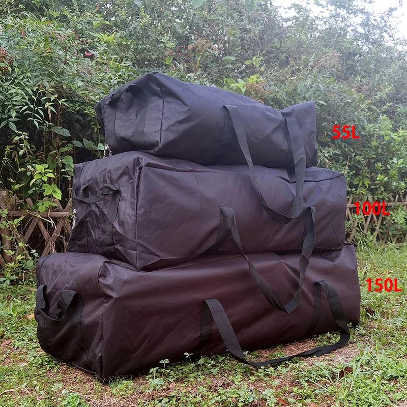 150L 100L 55L sac à main de voyage sac de Sport en plein air hommes noir grande capacité Fitness wee